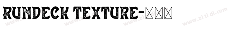 Rundeck Texture字体转换